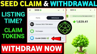 Claim & Withdrawal $SEED Tokens | Seed Airdrop Claim | Seed Airdrop New Update | Go to SEED Verse