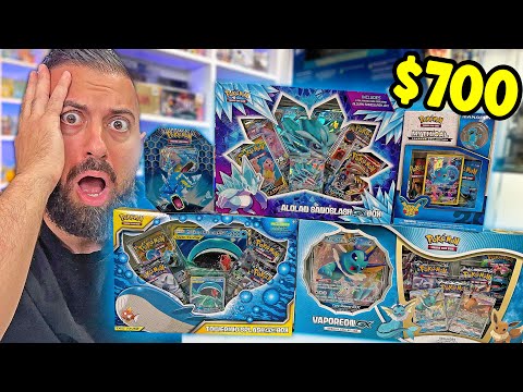 I ONLY Opened $700 of BLUE Pokemon Boxes!