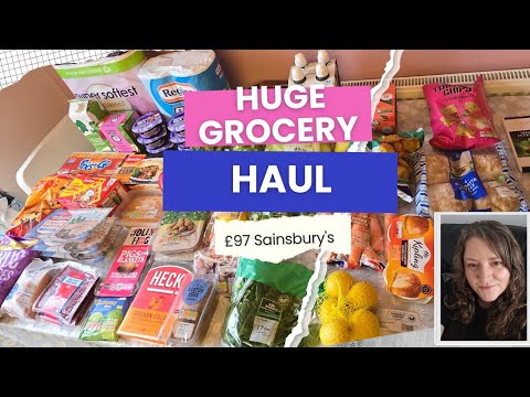 Regular £97 Sainsburys haul & Meal plan | What I buy my family | What we eat in a week