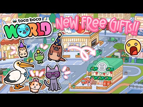 🤩 NEW CHRISTMAS GIFTS OUT NOW!! 10+ ALL new free gifts out now!! toca boca world free new update 🌈⚡