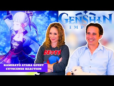 Genshin Impact Kamisato Ayaka Story Quest All Cutscenes Reaction