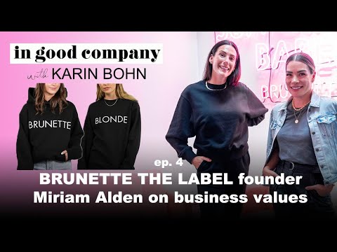 IGC: BRUNETTE THE LABEL founder Miriam Alden talks about building her fashion brand