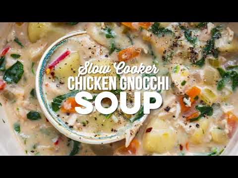 Slow Cooker Chicken Gnocchi Soup | Supergolden