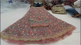 Chickpet Bangalore wholesale designer Lehangas||Single piece courier available