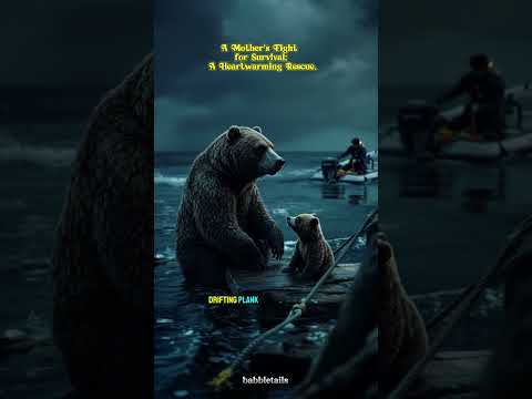 Adrift in the Storm: A Tale of Rescue and Hope #miniature  #bear #animal #short #shortvideo