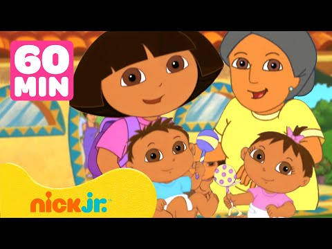 Dora | Aventuras familiares y con amigos de Dora la Exploradora 💕 2 horas | Nick Jr. en Español