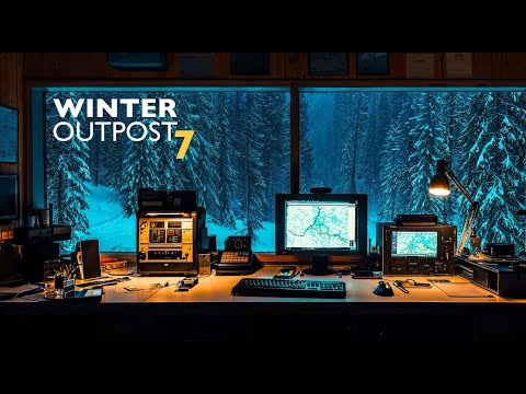 Winter Mission Outpost 7 [ALONE] Dark Ambient Focus Music 4K