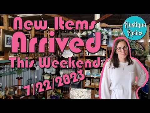 New Items Have Arrived this Week at Rustique Relics! Let's take a look!!