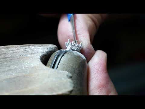 Crafting Renée & Matt's Unique Oval Diamond Halo Engagement Ring | The Village Goldsmith