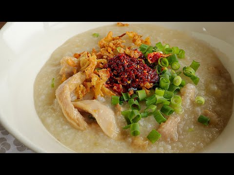 No Appetite ? Cook this delicious chicken congee! It will boost your energy too!!