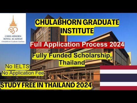 🎓 Chulabhorn Graduate Institute | Scholarship | Academic Year 2025 | Complete Guide | Fully Funded 🌟