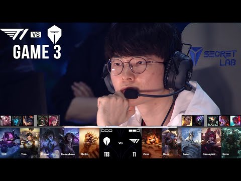 ⁠Top Esports vs T1, Game 3 | World Championship 2024 Quarterfinals | TES vs T1 G3