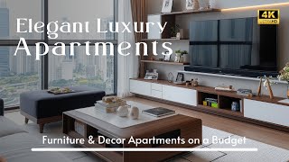 Create a Luxury Look on a Budget: Stylish Elegant, Space-Saving Furniture & Decor for Apartments