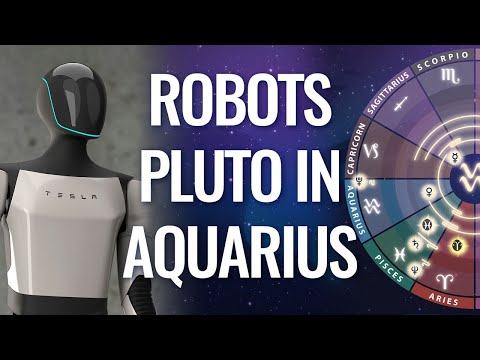 Robots and Pluto in Aquarius