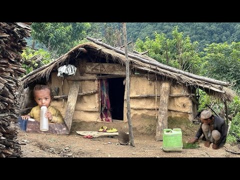 Best compilation videos of rainy season || daily lifestyle of nepali mountain village people