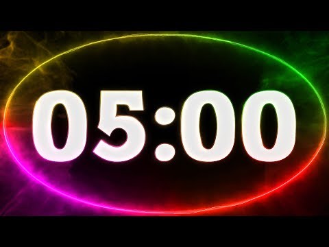 5 min COUNTDOWN TIMER ( v 710 ) 4K