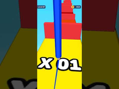 Color Pencil Run Level 87 Gameplay Walkthrough Android #Shorts