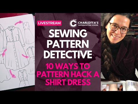 10 Pattern Hack ideas for a Shirt Dress Sewing Pattern