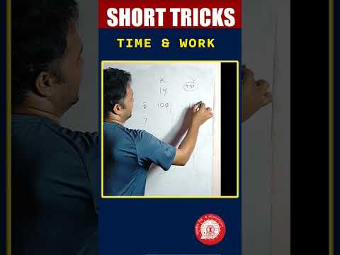 Short tricks #95 Time work #rrb #maths #mathshortcuts #viral #rrbalp #mathtricks #rrbalp2024