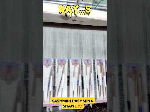 Making of pure kashmiri pashmina shawl 😍 | kashmiri pashmina shawl #shots #pashminashawl ##arts