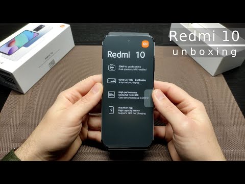 Xiaomi Redmi 10 Unboxing ★ Carbon Gray ★ 4K UHD