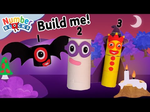 Numberblocks One, Two & Three HALLOWEEN Decoration 👻 | DIY Learn to Count | Maths Cartoons for Kids