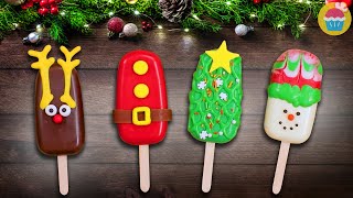 DeliWow | Christmas Cake Pops Recipe | Fun Christmas Dessert Ideas | Christmas Cakesicles