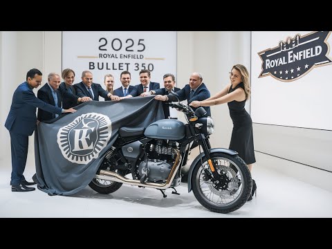 NEW 2025 ROYAL ENFIELD BULLET 350: FINALLY LAUNCHED! & FIRST LOOK!