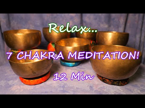 432 HZ PYTHAGOREAN 7 CHAKRA MEDITATION ~ 12 MIN ~ CHAKRAS #1 THRU #7 ~ PEACE! WWW.TEMPLESOUNDS.NET