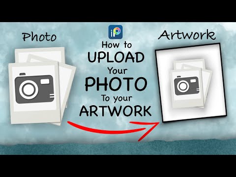 How to UPLOAD your PHOTO to your ARTWORK in ibisPaint X