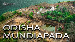 MundiaPada | biggest hill of Odisha | Raghunath Temple | HDR | Drone View | Tm Graphy