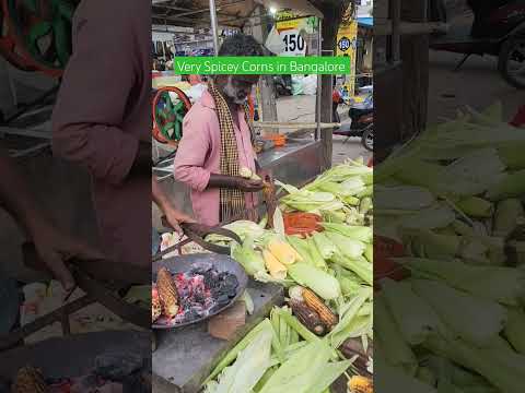 Spicy Corns Found in Bangalore #corn #Spicy #food #bangalorefoodie