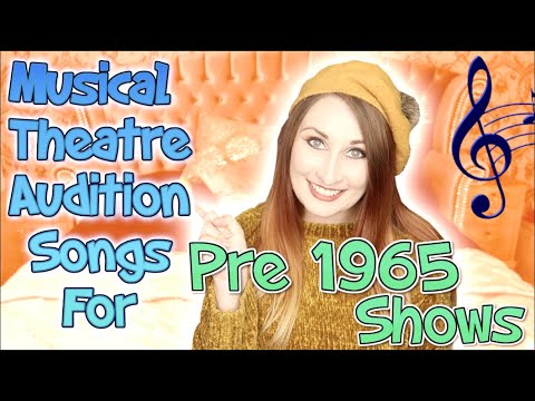 Pre 1965 Musical Theatre audition songs for Mezzo's/Alto's (Uptempo golden age audition songs)