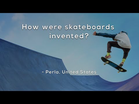 How were skateboards invented?