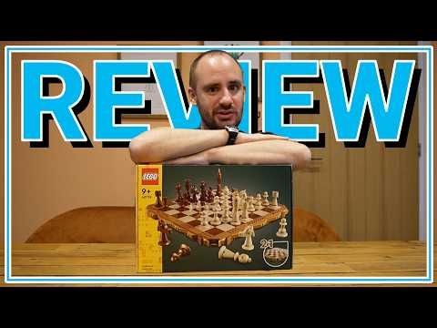 We review LEGO Traditional Chess Set while playing chess