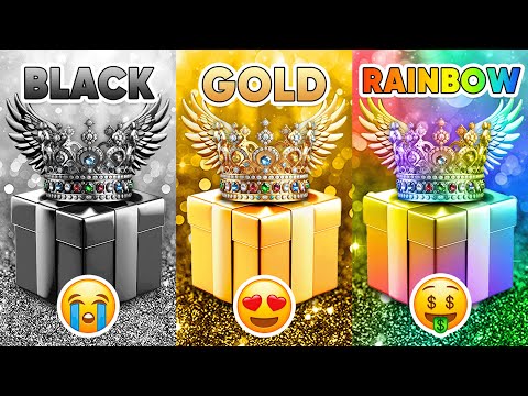 Choose Your Gift...! Black, Gold or Rainbow ⭐️🖤🌈 Quiz Shiba