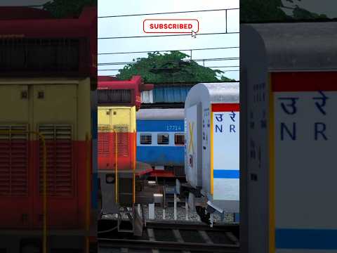 Train Simulator । WDM3D Coupling LHB Coach । Train game । Train Wala Game #shorts #trainsimulator