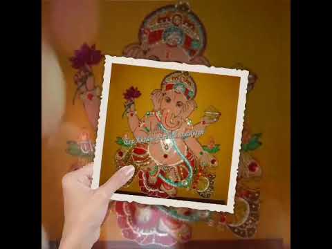 Tanjore glass painting / online classes #shorts