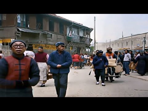 Beijing, China 1910 in color [60fps, Remastered] w/added sound