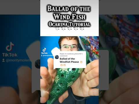 Ballad of the Wind Fish 🌀🐟 Ocarina Tutorial #ocarina