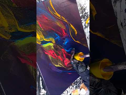 FLOWING Inspiration: Abstract Acrylic Painting #abstractart #acrylicpainting #modernart #art