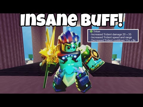 So The Triton Kit GOT An INSANE BUFF! (Roblox Bedwars)