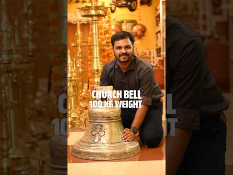 100kg Handcrafted Church Bell | Customizable | Mannar Craft