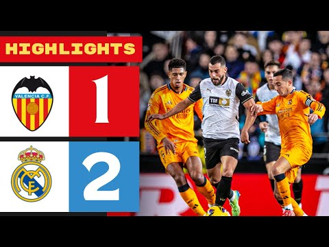 Valencia - Real Madrid | 1:2 | Highlights | LaLiga 2024-25 | valencia madrid