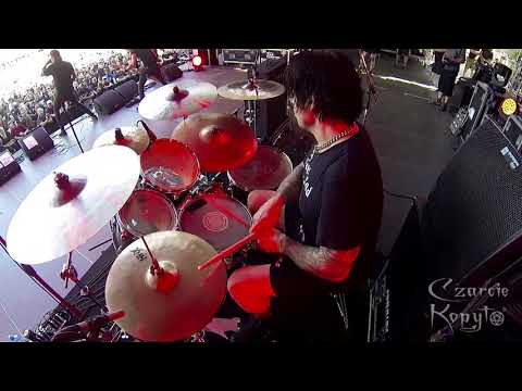 Czarcie Kopyto drum cam - Adrian Erlandsson THE LURKING FEAR@Tongued With Foul Flames