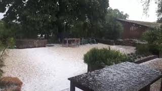 Hagel im Kanton Waadt