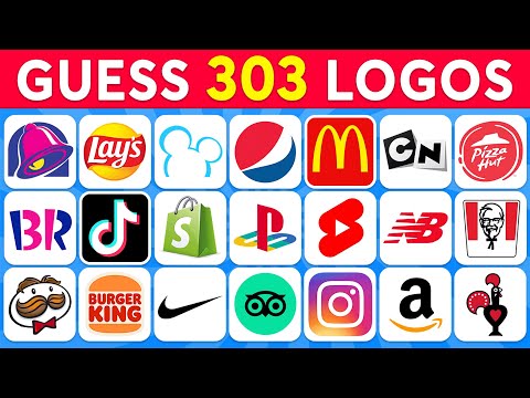 Guess the Logo in 2 Seconds | 303 Famous Logos 🥇🍏 Logo Quiz 2025