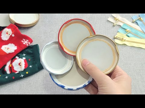 I make MANY and SELL them all! Genius Recycling Idea with Jar lids - Amazing Tips and trick