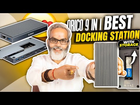 Best Docking Station with Storage 🔥 ORICO 9in1 with Storage Docking Station