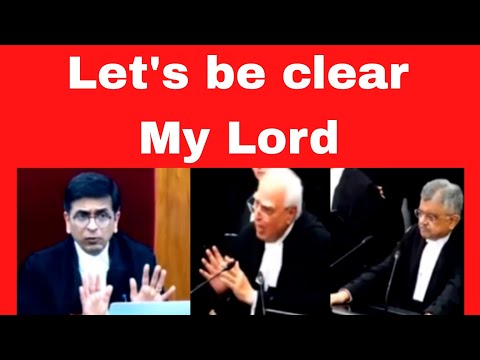 Kapil Sibal to CJI, Supreme court